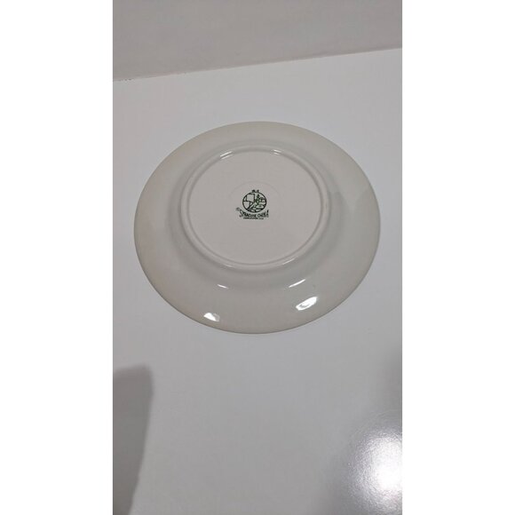 Syracuse China White Dinner Plate With Gold Trim 10.75" Ceramic Elegant Design - Picture 8 of 9